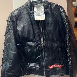 Live To Ride Leather Jacket